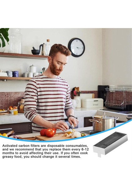Bosch Siemens Için 4 Parçalı Aktif Karbon Filtresi 17004796 Bosch ve Z9VR Ud0 HZ9VR Ocak Davlumbazları (Yurt Dışından) fırsatları