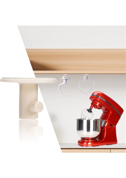 4 Adet Stand Mikser Tutucuları, Vidalı Karıştırıcı Eklemeli Mutfak Depolama Organizatörü Organizatör (Yurt Dışından) modelleri