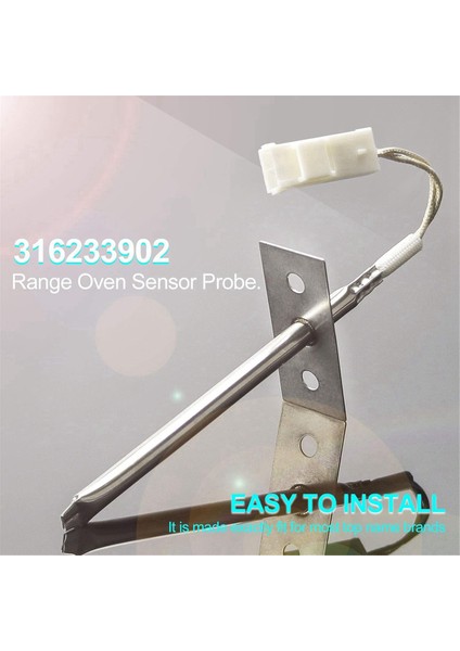 316233902 316217008 Kenmore 790 Serisi ve Frigidaire Aralığı Için Fırın Sıcaklık Sensörü Probu (Yurt Dışından) modelleri