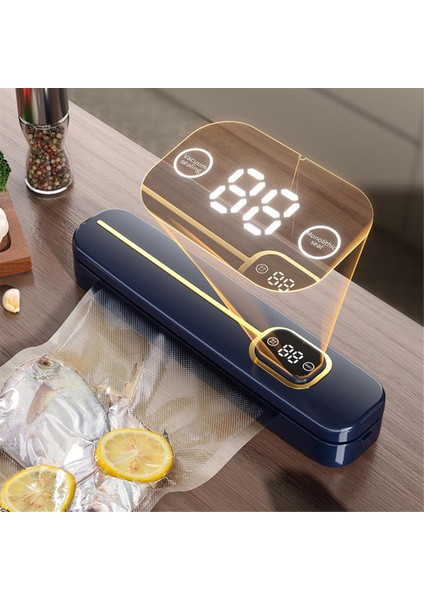 Ev Vakum Sızdırmazlık Makinesi Mutfak Gıda Sıkıştırma Vakum Makinesi Tam Otomatik B Eu Fişi (Yurt Dışından) indirimleri