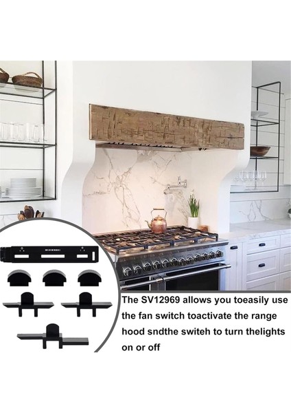 Range Hood Switch Değiştirme, SV12969 Siyah Çerçeve Montajı, Broan SV12969 Değiştirme Anahtarı Için Uyumlu (Yurt Dışından) indirimleri