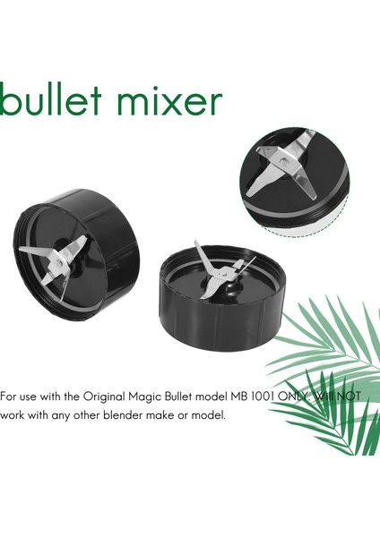 Iki Paket Çapraz Bıçak Magic Blender MB1001 Modeli, Meyve Sıkacağı ve Mikser Için Yedek Bir Yedek Kısmı (Yurt Dışından) indirimleri