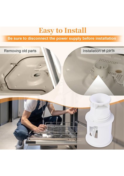 WD12X10244 Bulaşık Makinesi Püskürtme Kolu Basak Bulaşık Yıkayıcı Ge Bulaşık Yıkama Parçaları Için Alt Sprey Kol Değiştirme 1263951 PS1765974 (Yurt Dışından) fırsatları