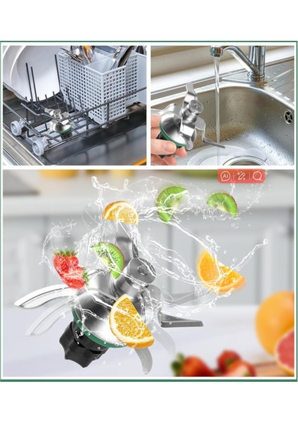 Vorwerk Thermomix Için Blender Blade Değiştirme Tm5 Tm6 Gıda Işleyicisi Parçaları Paslanmaz Çelik Karıştırma Bıçağı Conta ile (Yurt Dışından)