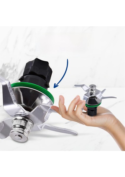 Vorwerk Thermomix Için Blender Blade Değiştirme Tm5 Tm6 Gıda Işleyicisi Parçaları Paslanmaz Çelik Karıştırma Bıçağı Conta ile (Yurt Dışından) indirimleri