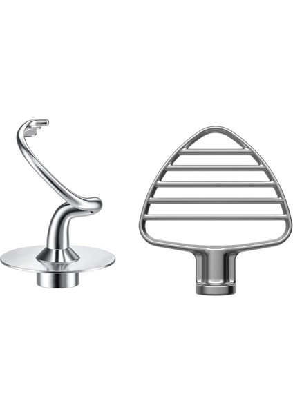 Paslanmaz Çelik Düz Çırpıcı+Hamur Kancası Yedek Mutfakaid 4.5qt ve 5qt Kase Yatırma Kafası Stand Mikserleri Ek (Yurt Dışından) fiyatları