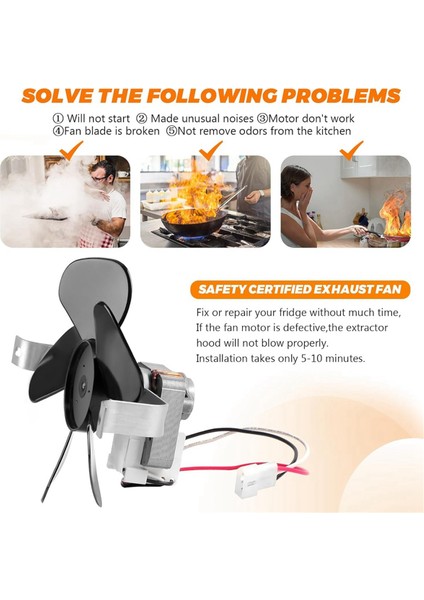 97012248 S97012248 Range Hood Fan Motoru Blutoget Tarafından Br.oan Nutone 40000 &amp; 42000 Serisi Soba Range Hood (Yurt Dışından) fırsatları