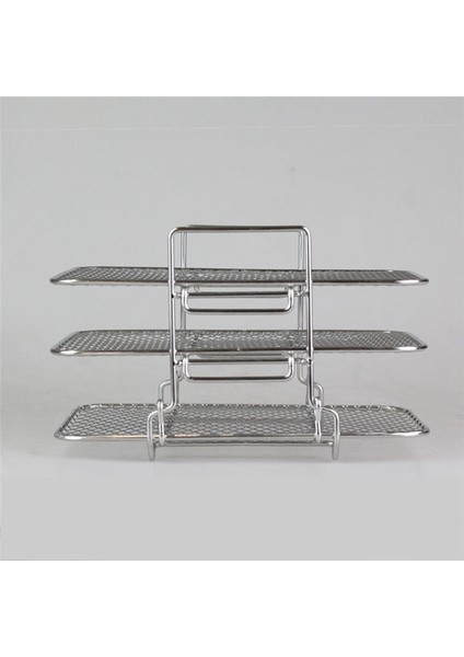 Ninja Çift Hava Fritözü Için Hava Fritöz Rafı 304 Paslanmaz Çelik Çok Katmanlı Dehidratör Raf Tost Rafı (Yurt Dışından) indirimleri