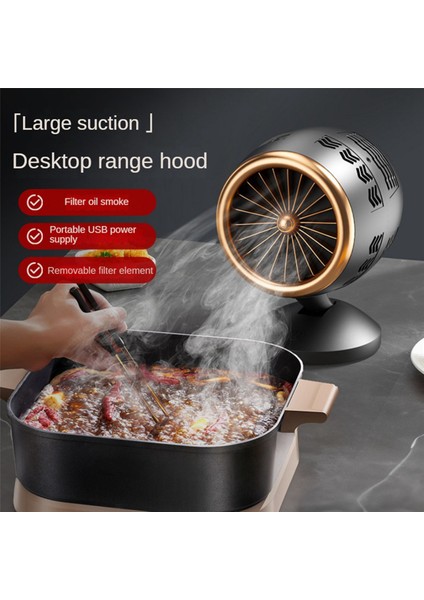 Masaüstü Aralıklı Davlumbazlar, Taşınabilir Mutfak Egzersiz Fanı USB Şarj Edilebilir, Taşınabilir Aralıklı Kaput Barbekü Için Filtre, Hot Pot (Yurt Dışından) fiyatları