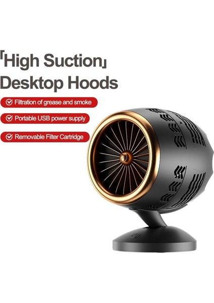 Masaüstü Aralıklı Davlumbazlar, Taşınabilir Mutfak Egzersiz Fanı USB Şarj Edilebilir, Taşınabilir Aralıklı Kaput Barbekü Için Filtre, Hot Pot (Yurt Dışından) modelleri
