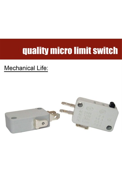 10PCS Evrensel Mikrodalga Kapısı Fırın Dondurucu Mikro Tip Sınır Anahtarı Serisi Ac/dc 125V 250V V-15-1C25 Snap Action (Yurt Dışından) fiyatları