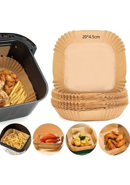 125PCS Için Silikon Yağ Kağıdı Hava Fritöz Gıda Silikon Yağı Sıcaklık Emici Kağıt Pasça Parçaları (Yurt Dışından) modelleri