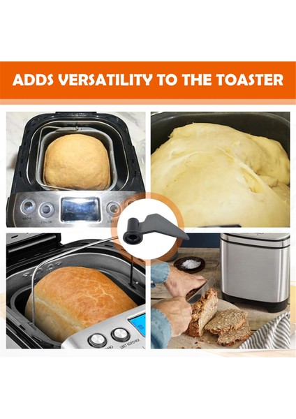 4pc Ekmek Üreticisi Yoğurma Kürek Forcuisinart CBK-10KP Yoğurma Kürek Yapışmaz Ekmek Makinesi Raket Değiştirme Karıştırma (Yurt Dışından) modelleri