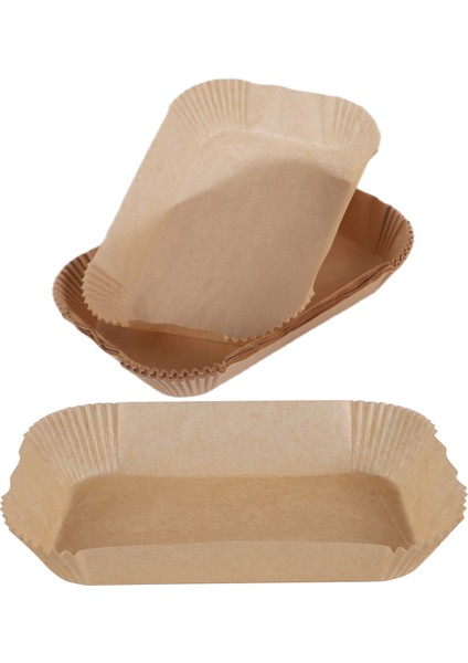 50PCS Dikdörtgen Tek Kullanımlık Airfryer Pişirme Kağıdı Astar Ninja Foodi Hava Fritöz Aksesuarları (Yurt Dışından) modelleri