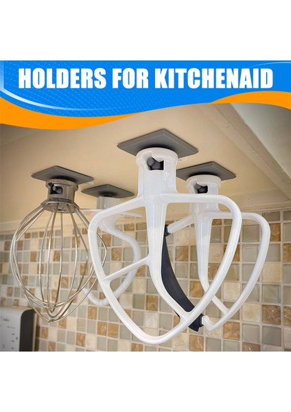 Stand Mixer Ek Tutucuları, 4 Paket Food Mixer Aksesuar Kancaları Kitchenaid Tüm Stand Mikser Eki (Yurt Dışından) indirimleri