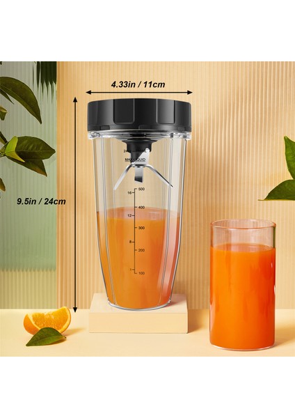 Ninja Için Blender Yedek Parçaları, 24OZ Cup 7 Fins Extractor Blade, Nutri Ninja Otomatik Iq BN801 SS101 BL480-30 BL641 (Yurt Dışından) indirimleri