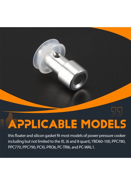 15 Paket Basınçlı Tencere Buhar Valfi Evrensel Yedek Flooder ve Sızdırmazlık Mühür Fit Basınçlı Tencere Xl, YBD60-100, PPC780, PPC770 ve PPC790 (Yurt Dışından) indirimleri