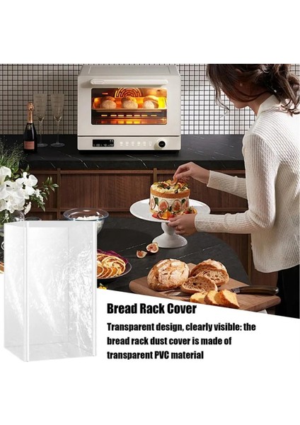 Bun Raf Kapağı Pvc Pizza Rafı Kapak Su Geçirmez Ekmek Raf Toz Kapağı Pratik Tava Raf Kapağı Pizza Hamur Rafı Kapak (Yurt Dışından) fırsatları