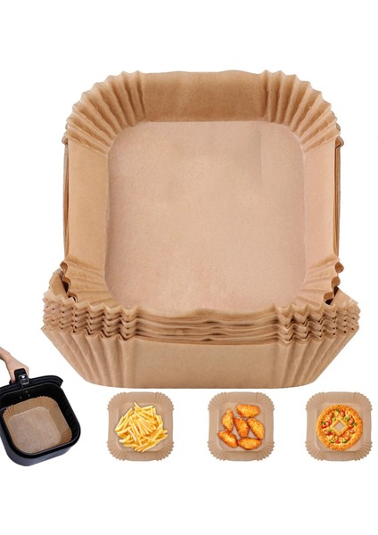 100PCS Hava Fritöz Pişirme Kağıdı Kare Parşömen Kağıt Gıda Sınıfı 4.5-6l Hava Friteri (Yurt Dışından) indirimleri