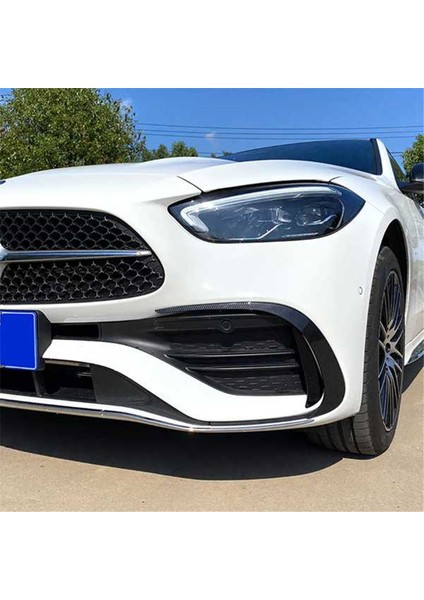 1 Çift Araba Ön Tampon Yan Havalandırma Kanardı Rüzgar Bıçağı Ayırıcı Mercedes-Benz C-Serisi W206 2021 2022 C200 C260 C300 Amg (Yurt Dışından) modelleri