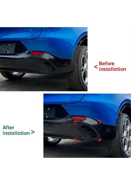 Araba Arka Tampon Ayırıcı Spoiler Arka Hava Çıkışı Spoiler Kapağı Döşemesi Alfa Romeo Tonale 2023+ Karbon Fiber Desen (Yurt Dışından) fiyatları