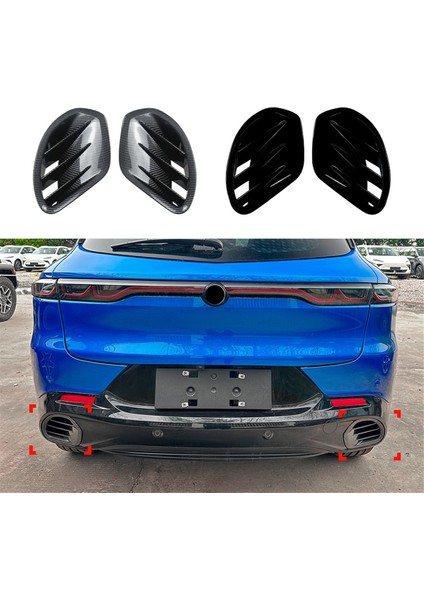 Araba Arka Tampon Ayırıcı Spoiler Arka Hava Çıkışı Spoiler Kapağı Döşemesi Alfa Romeo Tonale 2023+ Karbon Fiber Desen (Yurt Dışından) modelleri