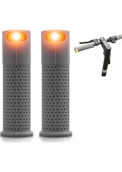 Xiaomi M365 Pro 1s Pro 2 Mi3 Ninebot Max G30 Kickscooter Için Scooter Gidon Tutacakları Dönüş Işığı (Yurt Dışından) fiyatları