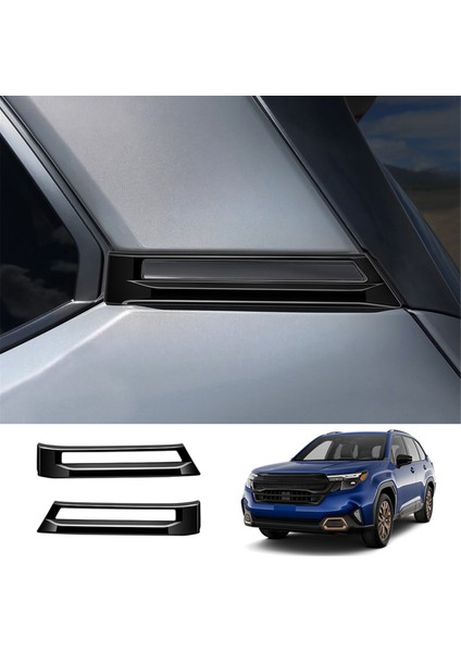 Subaru Forester 2025 Için Araba Arka Cam C Sütunu Döşeme Kapağı Kapı Dış Sütun Süsleme Döşeme Paneli Siyah (Yurt Dışından) indirimleri