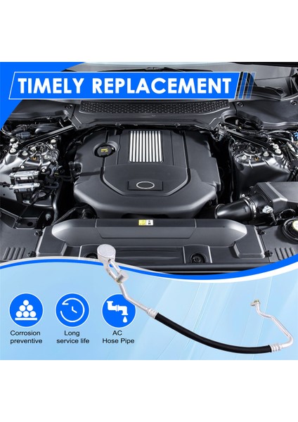 LR071863 Araba Soğutma Hortumu Ac Hortum Borusu Land Rover Discovery 5 V6 3.0l 2017-20 Range Rover Için LR061570 LR035480 (Yurt Dışından) fırsatları