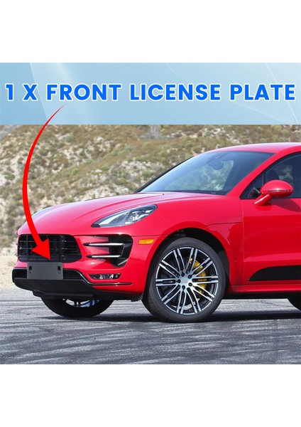 Yüksek Kaliteli Ön Plaka Montaj Braketi 95B807287 Porsche Macan 2015-2018 Için (Yurt Dışından) indirimleri
