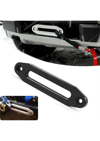 6 Inç 12000 Vinç Halat Kılavuzu Hawse Alüminyum Fairlead Off Road 4WD Halat Gümüş Halat Kılavuzu Tel Kılavuzu Siyah (Yurt Dışından) fırsatları