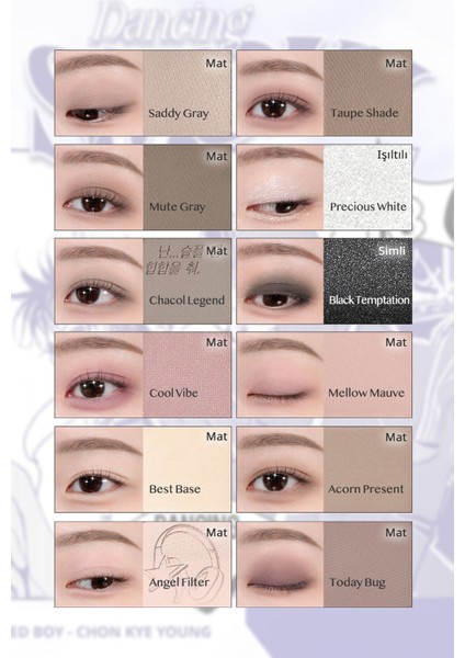 Hafif Dokulu Yoğun Renklere Sahip Göz Farı Paleti CLIO Pro Eye Palette Air (13 Dancing Smoky) fırsatları