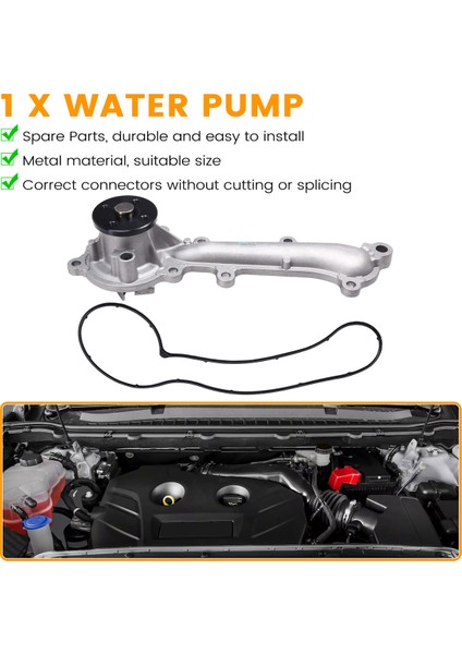 1322000201 Mercedes Benz Smart Fortwo Forjeremy 2009-2015 Için Araba Motor Soğutma Suyu Pompası 1322010080 (Yurt Dışından) indirimleri