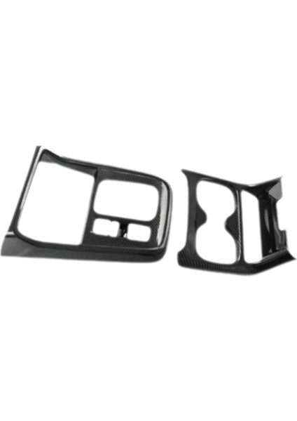 Araba Orta Konsol Bardak Tutucu Paneli Döşeme Vites Kolu Çerçeve Döşeme Karbon Fiber Honda Crv Cr-V 2023-2024 Lhd (Yurt Dışından)