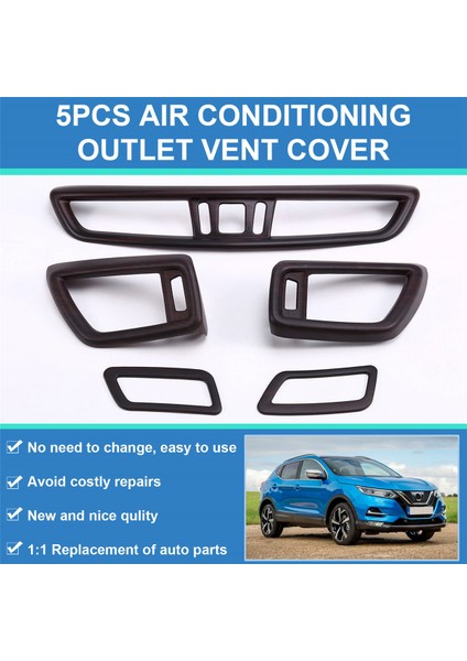5 Adet Araba Ön Konsol Klima Havalandırma Çıkış Kapağı Nissan X-Trail T32 Rogue Qashqai J11 2014-2020 Şeftali Ağacı (Yurt Dışından) indirimleri