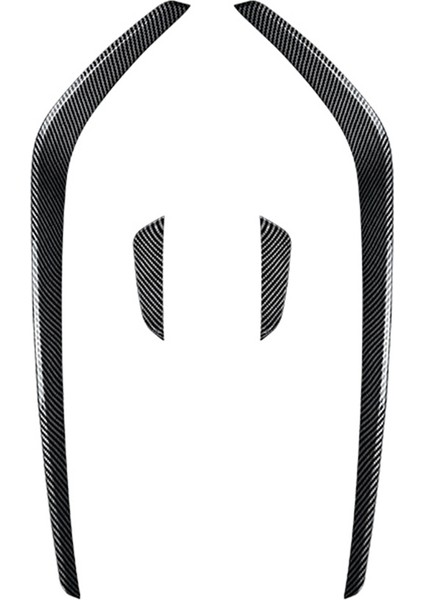 Araba Ön Tampon Spoyleri Ayırıcı Kapağı Yan Dudak Ayırıcı Döşeme Vw Golf 7.5 Golf 7.5 Gtı 2017-2019 Karbon Fiber (Yurt Dışından)