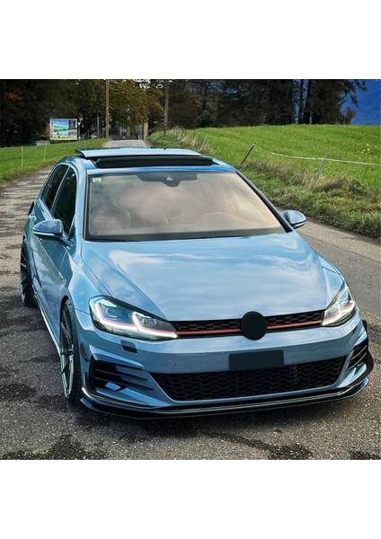 Araba Ön Tampon Spoyleri Ayırıcı Kapağı Yan Dudak Ayırıcı Döşeme Vw Golf 7.5 Golf 7.5 Gtı 2017-2019 Karbon Fiber (Yurt Dışından) fırsatları