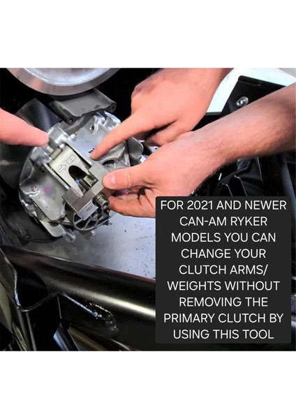 Can Am Ryker 900 Ace Rally Sport 2021-2025 Aksesuarları Için Cvt Debriyaj Ağırlık Değiştirme Aleti (Yurt Dışından) modelleri