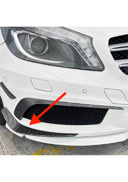 Araba Ön Tampon Alt Ayırıcı Spoiler Sis Lambası Spoiler Trim Mercedes-Benz A Sınıfı W176 Amg 2013-2015 A (Yurt Dışından) modelleri