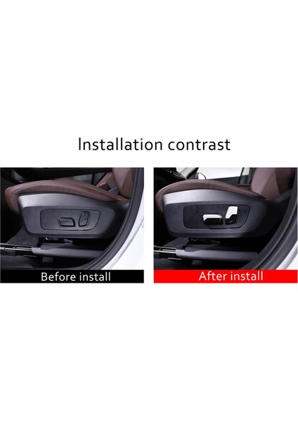 Bmw X1 U11 2023-2024 X3 X4 X5 X6 2 3 4 8 Serisi 2020-2023 Aksesuarları Için Araba Koltuğu Ayarlama Düğmesi Kapağı Döşemesi,a (Yurt Dışından) fırsatları