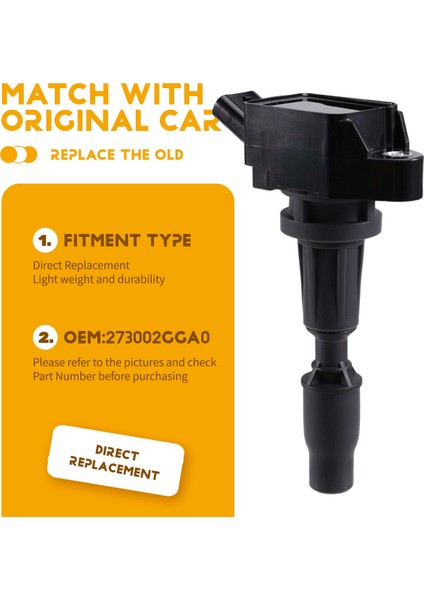 Araba Ateşleme Bobini 273002GGA0 27300-2GGA0 Genesıs G70 G80 G90 Hyundaı Elantra Sonata Kıa Optıma Araba Aksesuarları (Yurt Dışından) indirimleri