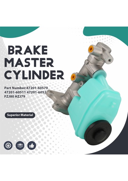 47201-60570 Toyota Land Cruiser 1990-1998 Için Araba Fren Ana Silindiri 47201-60511 47201-60521 FZJ80 HZJ79 (Yurt Dışından) indirimleri