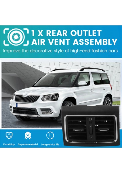 Skoda Yeti 2014-2017 Için Arka Çıkış Hava Menfezi Tertibatı 5LD819203 5ld 819 203 (Yurt Dışından) indirimleri