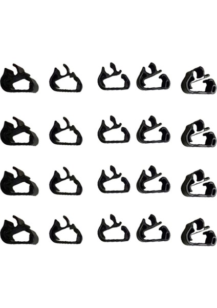 20PC Silecek Kolu Sprey Boru Tokası 1617040080 Peugeot 3008 (P84) 5008 (P87) 408X Citroen C5AIRCROSS C5X (Yurt Dışından)