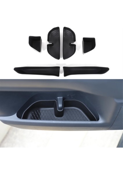 Ön Arka Kapı Yan Depolama Kutusu Düzenleyici Tepsi Toyota Land Cruiser Prado 250 J250 LC250 2024 2025 Aksesuarları (Yurt Dışından) fiyatları