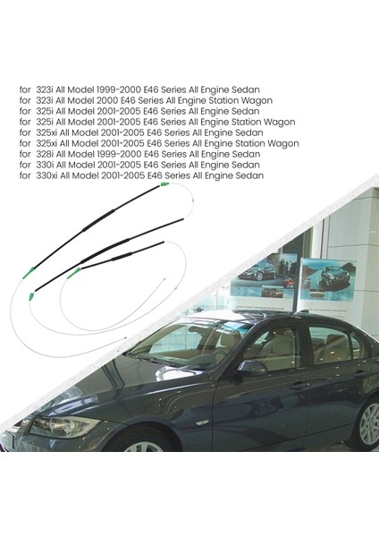 Bmw E46 323I 325I 328I Ön Sol Veya Sağ Için Araba Elektrikli Cam Regülatörü Tamir Takımı 51337020659 / 51337020660 (Yurt Dışından) fırsatları
