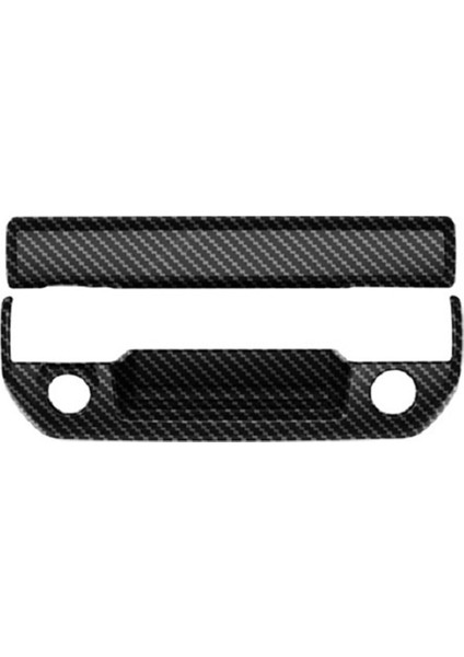 Chevrolet Colorado Gmc Canyon 2023 2024 Aksesuarları Karbon Fiber Stili Için Araba Bagaj Kapağı Kolu Kapağı Döşemesi (Yurt Dışından)