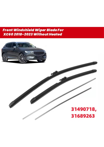 1set Araba Ön Cam Silecek Yıkama Lastiği Takımı 31689263 31490718 Volvo XC60 2018-2020 Silecek Lastiği Koruma Şeridi (Yurt Dışından) fırsatları