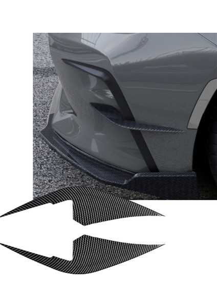 Araba Ön Tampon Yan Ayırıcı Spoiler Kanards Hava Bıçağı Spoiler Toyota GR86 Subaru Brz 2022+ Karbon Fiber Desen (Yurt Dışından) indirimleri