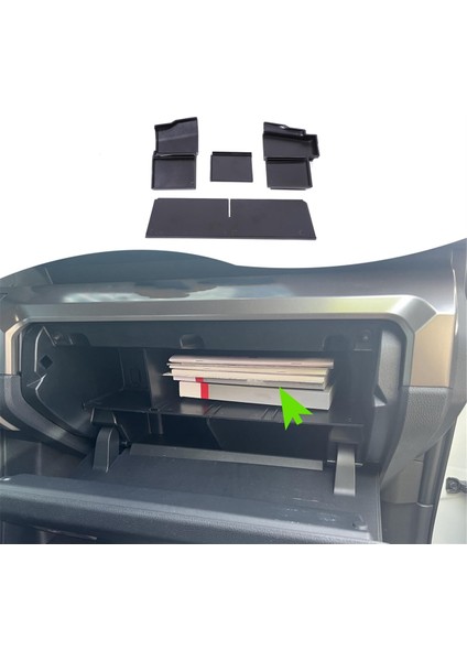 Toyota Tacoma 2024 Için Eldiven Kutusu Bölücüleri, Ek Depolama Bölücü Düzenleyici Aksesuarları ile Yolcu Eldiven Saklama Kutusu (Yurt Dışından) modelleri